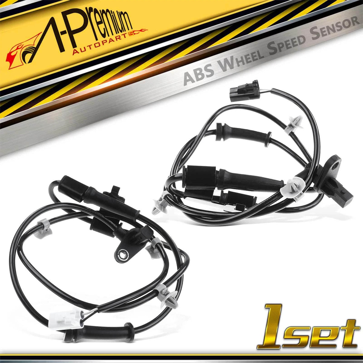 2X Front ABS Wheel Speed Sensors for Hyundai Santa Fe (2010–2012) 95670-2B200, 95670-2B210
