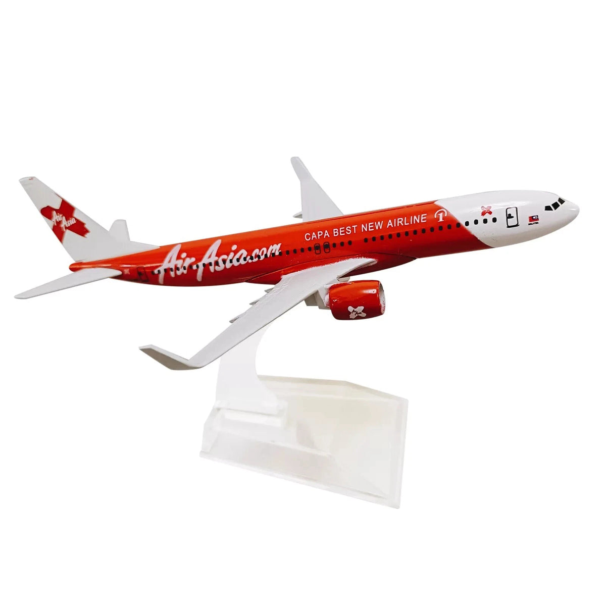 1/400 Scale Diecast Alloy Air Asia Airlines B737 Aircraft Model Toy