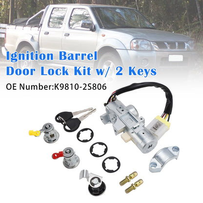 Ignition Barrel Door Lock Kit w/ 2 Keys for Nissan Navara D22 (1997–2006) K9810-2S806