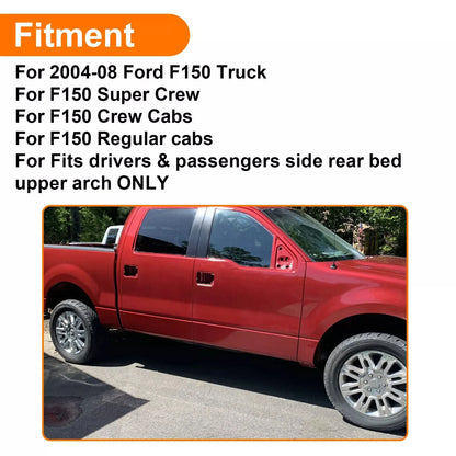 Pair of Upper Wheel Arch Repair Panels for 2004-2008 Ford F150 Crew Cab
