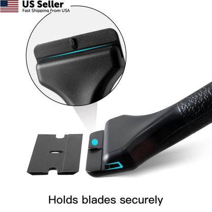 2X Long Handle Plastic Razor Blade Scraper for