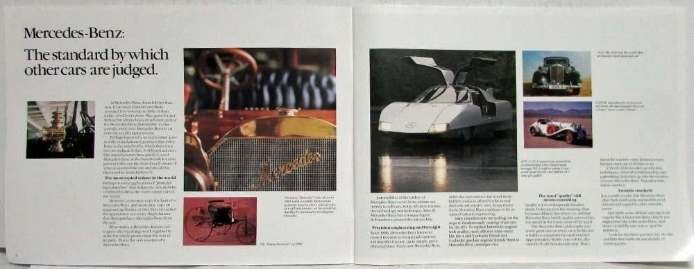 Mercedes-Benz Full Line Large Sales Brochure (1979)
