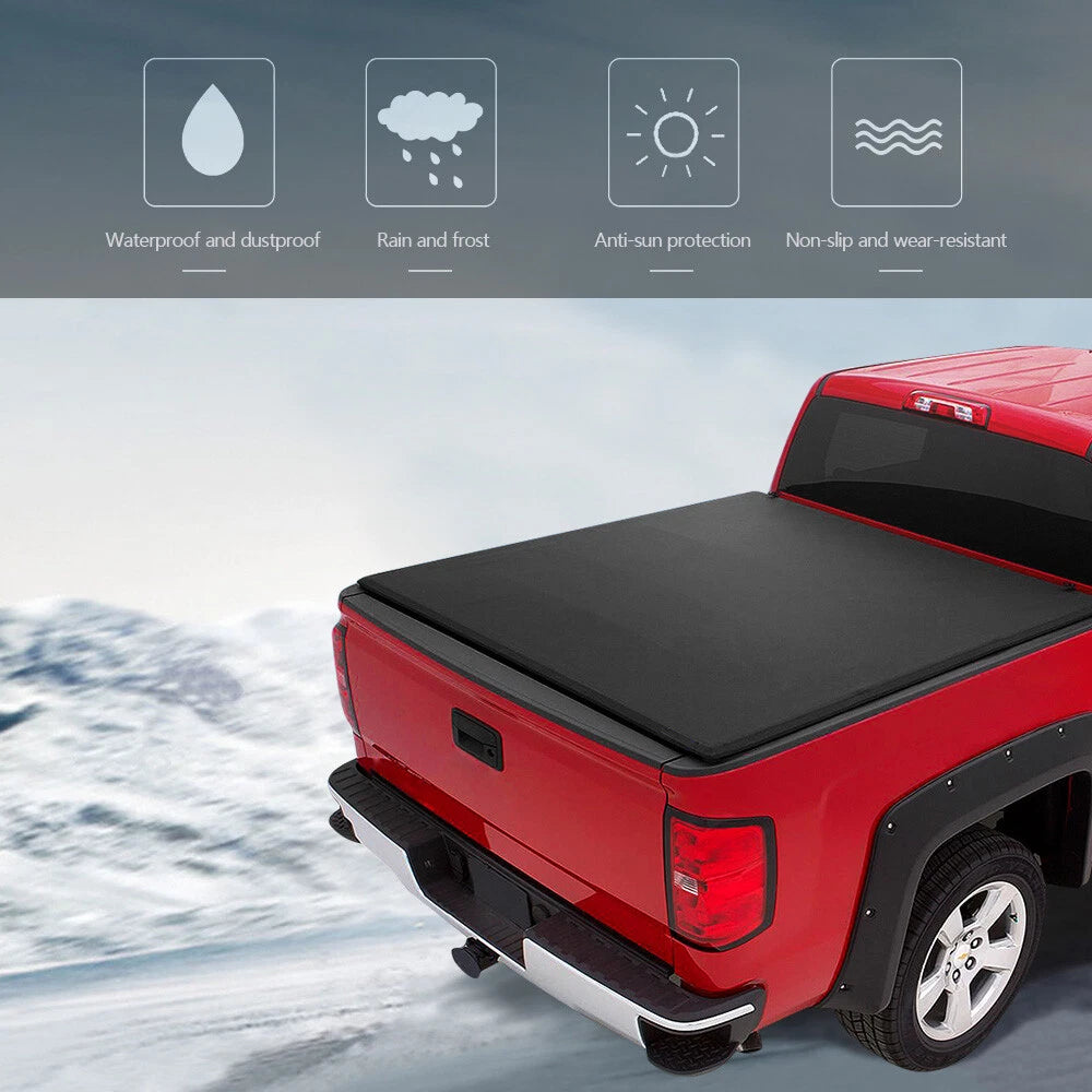Soft Roll Up Tonneau Cover for Dodge Ram Crew 5.7FT (2009–2019) H071