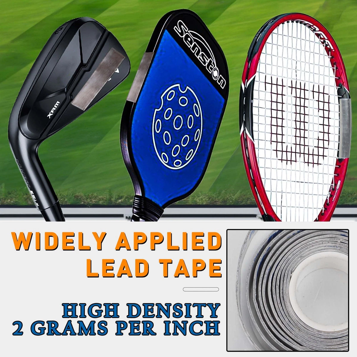 Lead Tape for Golf Clubs (1/2 Inch x 60 Inch)