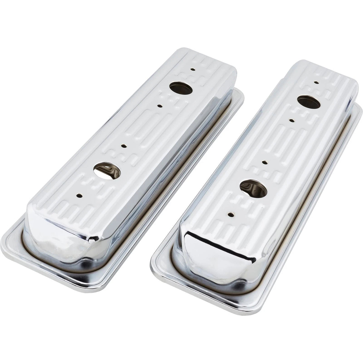 Centerbolt Valve Covers for Small Block Chevy (1987–Present) 91017181, Chrome
