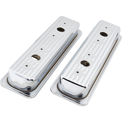 Centerbolt Valve Covers for Small Block Chevy (1987–Present) 91017181, Chrome