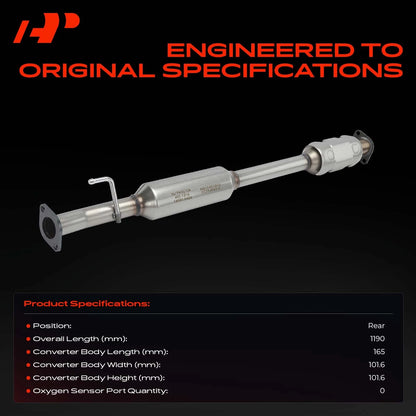 A-Premium Catalytic Converter for Hyundai Sonata (2015–2018) 28600C2400, 28600C2560, 54965