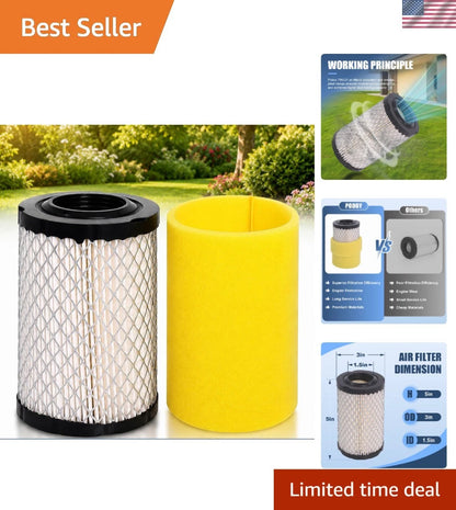 Air Filter & Pre Filter Set for Universal Lawn Mower