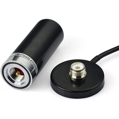 Dual-Band Antenna Magnetic PL259 Mount for Car Vehicle Radio