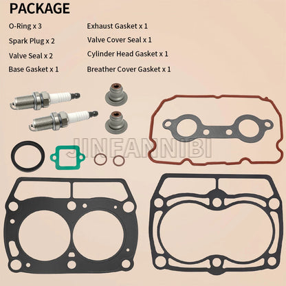 Top End Cylinder Gasket Kit & Spark Plug for Polaris Ranger 800 (2009–2014) - 5413874, 5254357, 5247360, 5811511