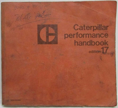 Performance Handbook for Caterpillar (1987)