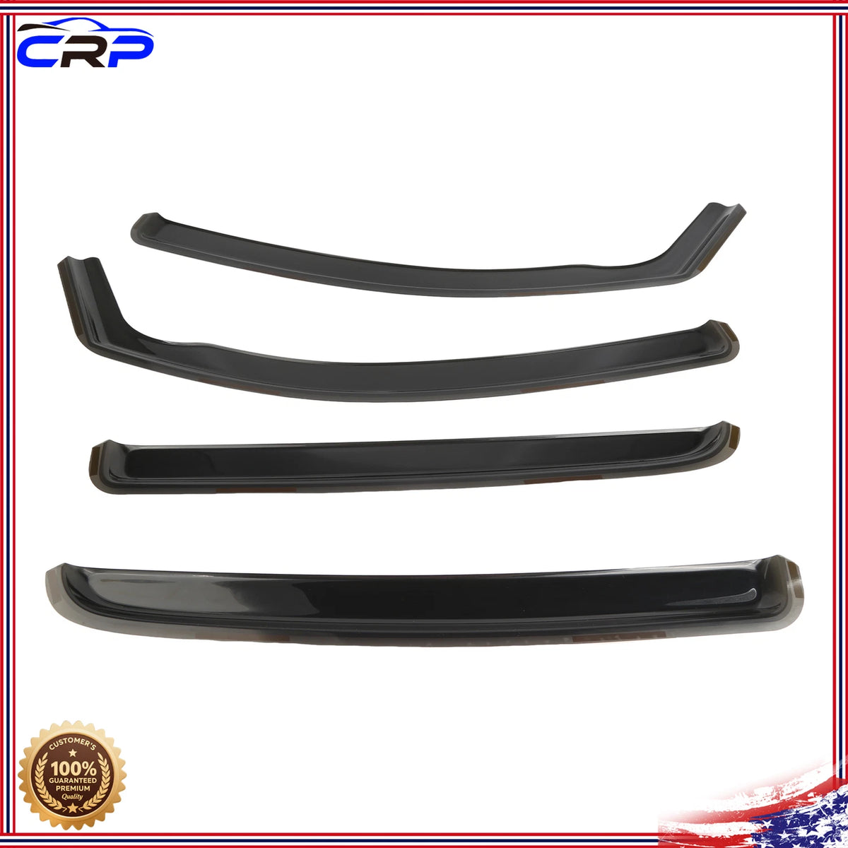 4Pcs In-Channel Wind Deflectors GW0091 for Toyota Tacoma (2016–2023)