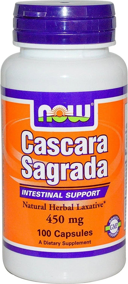 Cascara Sagrada 450 mg for Health Support (100 Caps)
