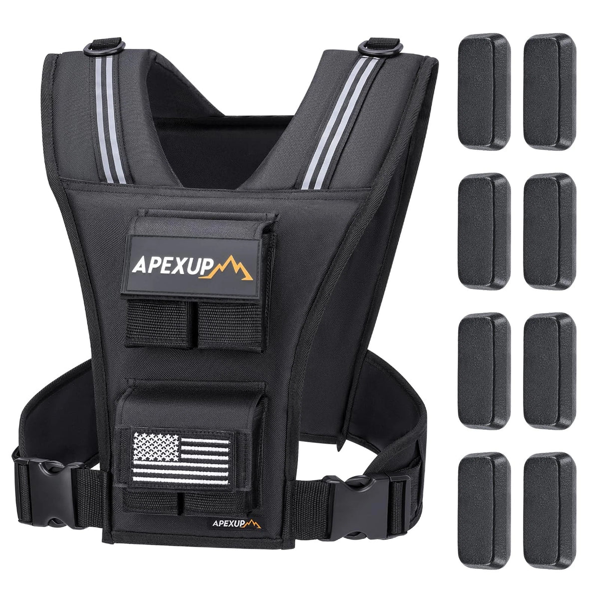 Adjustable Weighted Vest for Men 20lbs/30lbs/40lbs