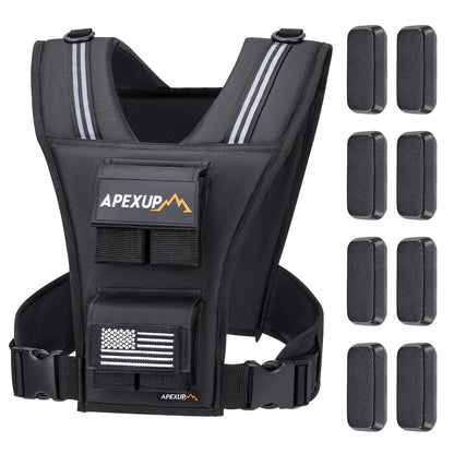 Adjustable Weighted Vest for Men 20lbs/30lbs/40lbs