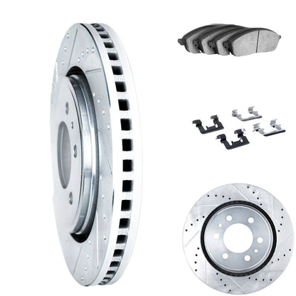 Brake Rotor Set Front for GMC Savana 1500 (2003–2008) ALX-PAU-DF-7412-48022-CLA12