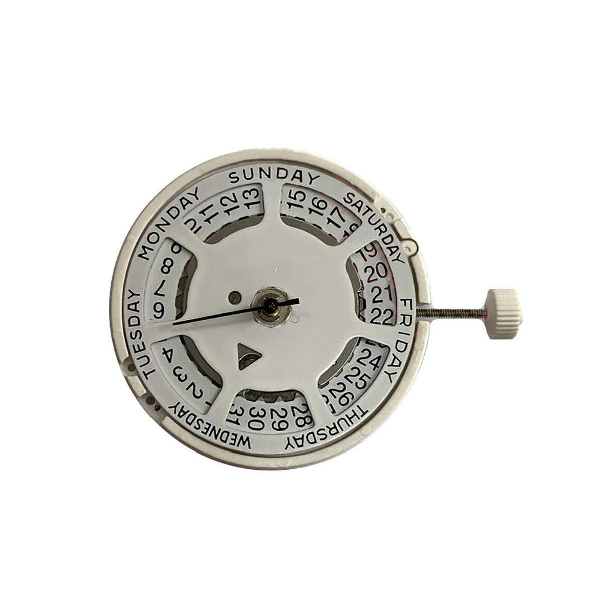 3-Hand Date Quartz Watch Movement with Battery for Swiss ISA 1198