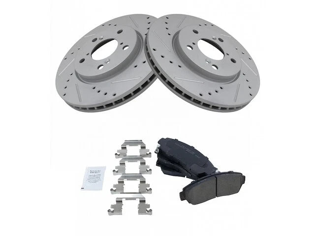 Brake Pad and Rotor Kit for Honda Odyssey (2005–2010) 34627TWGD