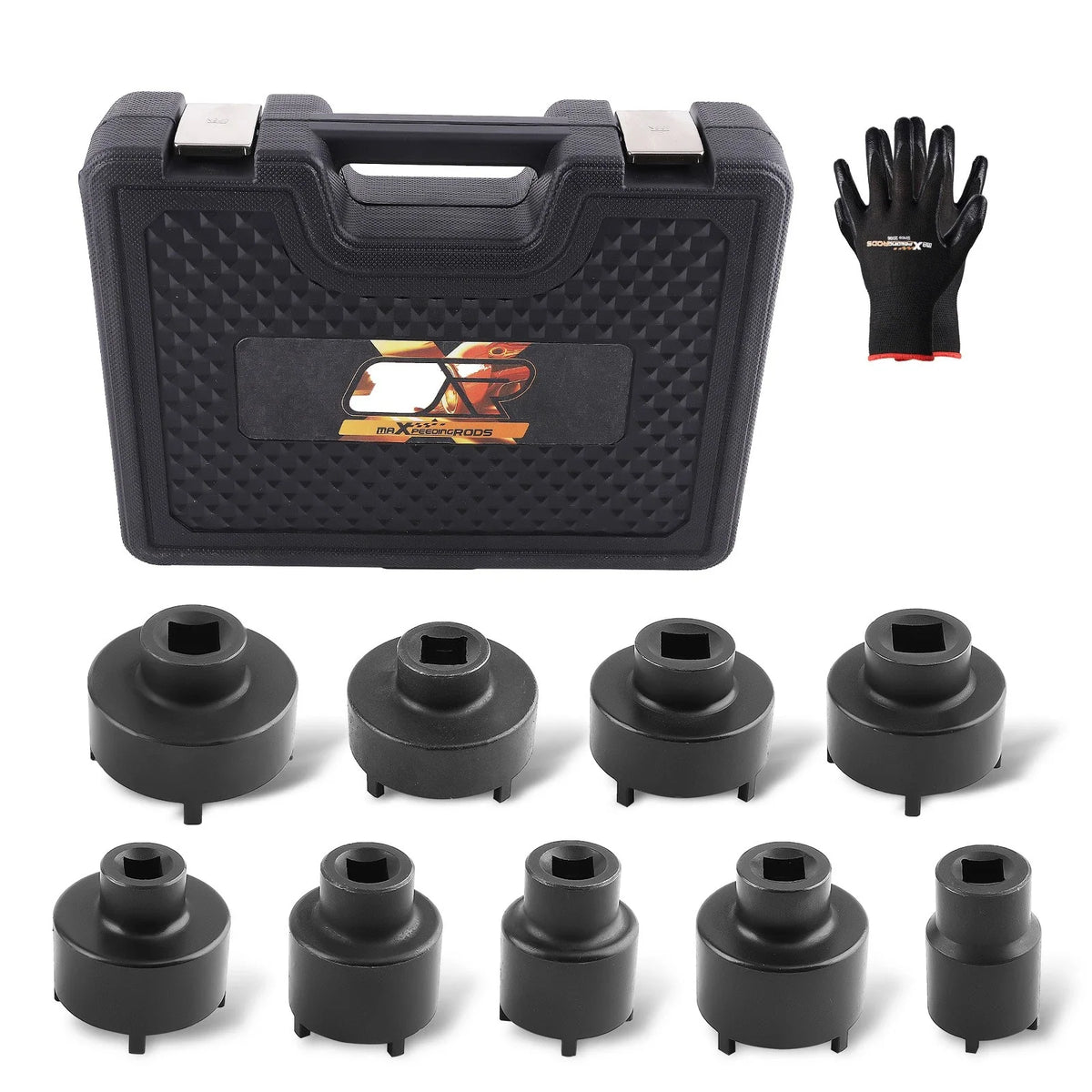 Set of 4 Lock Nuts Sockets for Multiple Makes & Models (KM4-KM12)