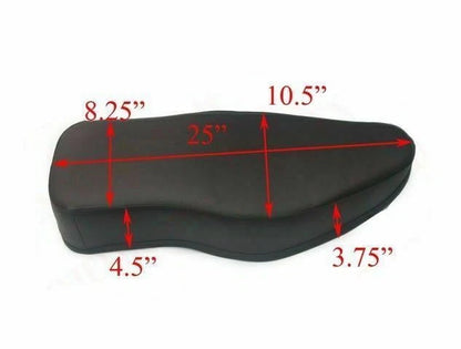 Dual Black Leatherite Seats for BSA A and B Models