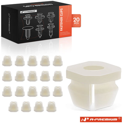 20Pcs Nylon Front Lights Retainer Clips for Chevy GMC Buick (347347, 13450)
