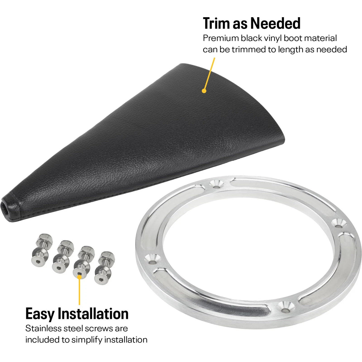 Deluxe Round Shifter Boot for (9165006)