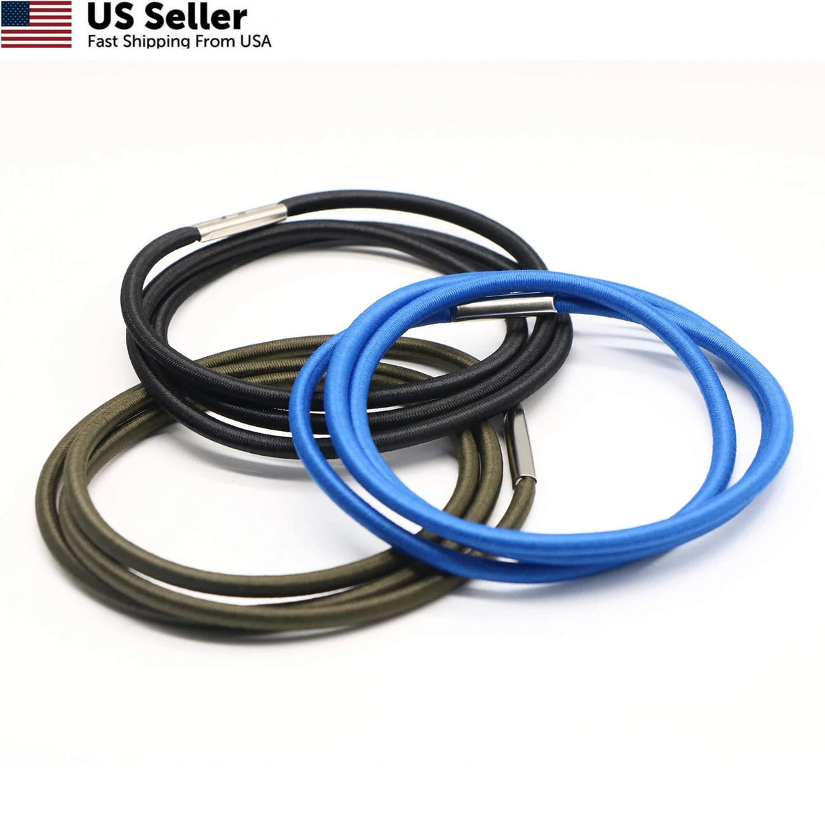 3 Pack Trash Can Bands for 13-32 Gallon Garbage Bags