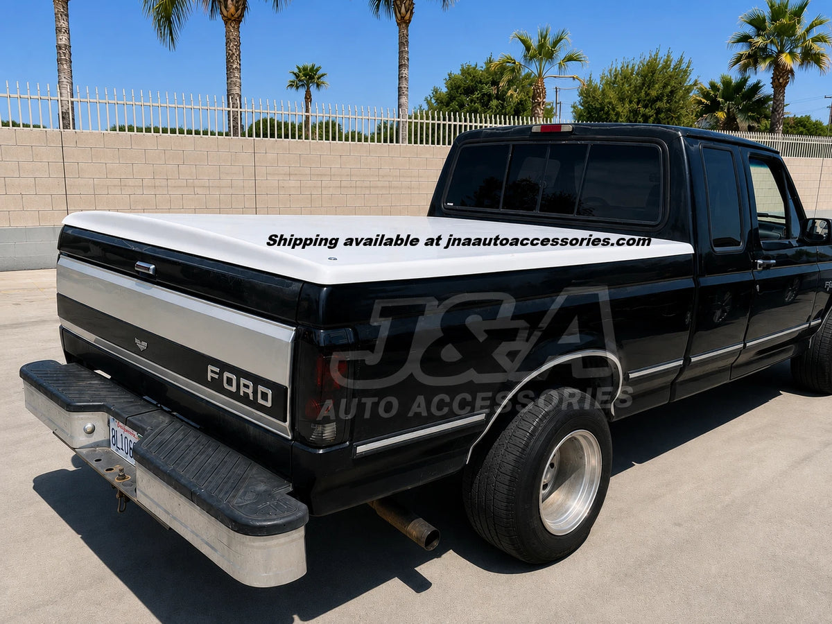 Fiberglass Hard Tonneau Cover with Spoiler for Ford F-150 (1973–1996)