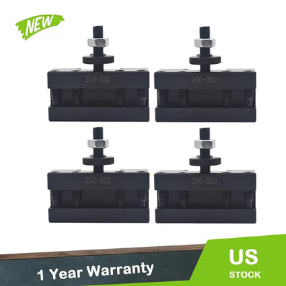 4Pcs Quick Change Tool Post Holder BXA #2 for Multiple Lathes