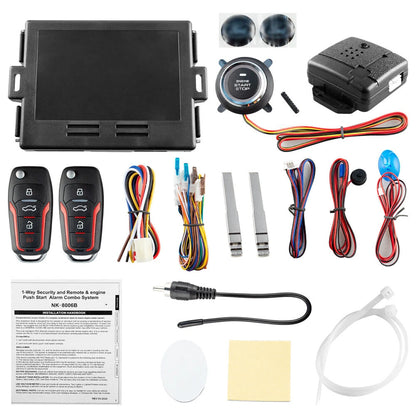 Keyless Entry Remote Starter Kit for Car SUV (12V)