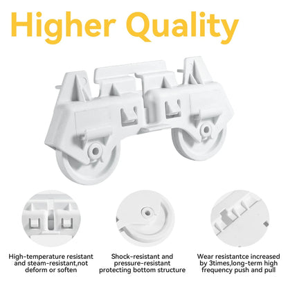 Lower Rack Wheel Roller Assembly for Dishwasher (WPW10082868)