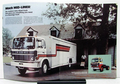 Mack Truck MS300T Mid Liner Beverage Hauler Sales Brochure (1982)