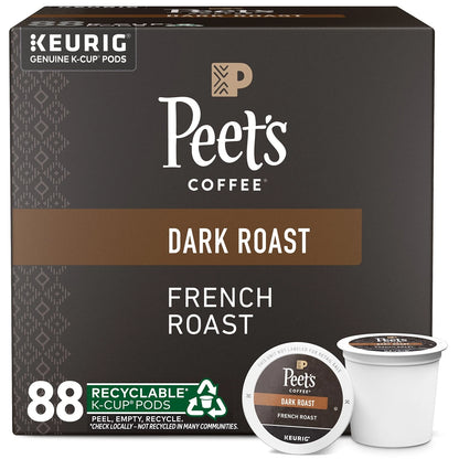 88 Count Dark Roast K-Cup Pods for Keurig Coffee Makers