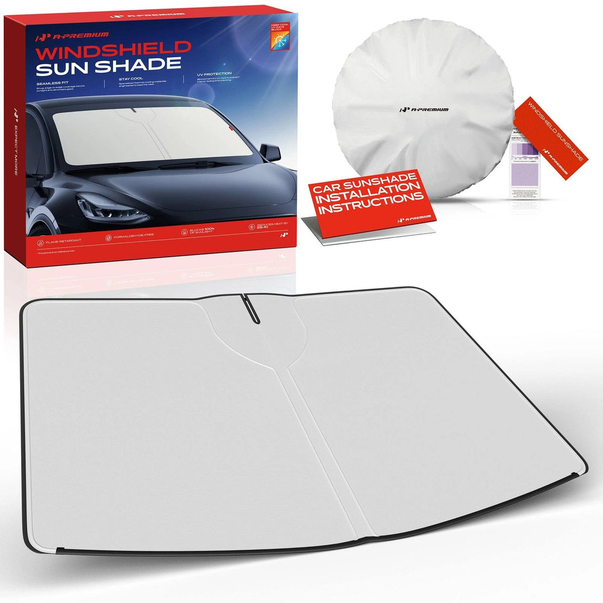 Foldable Sunshade for Audi A4 S4 (2017–2025) - Audi Sun Shade, A4 Quattro