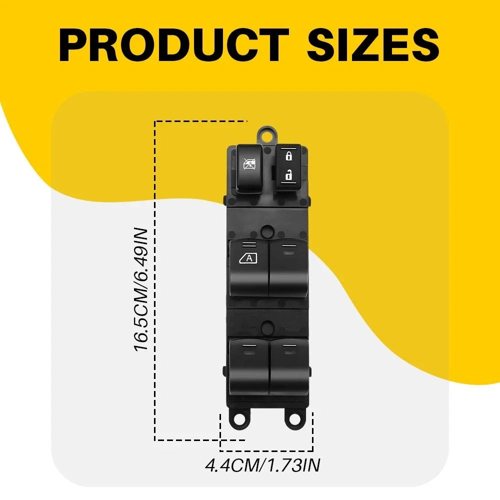 Power Window Switch Front Left for Nissan Xterra/Frontier 2013-2019, 2007-2015