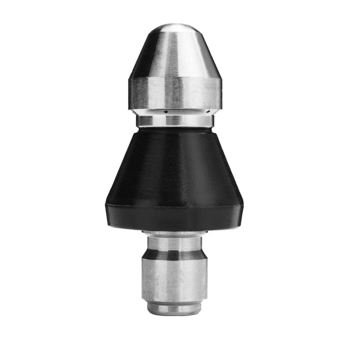 Pressure Washer Drain Cleaning Jetter Nozzle for Sewer Hose (1 Front 6 Rear)