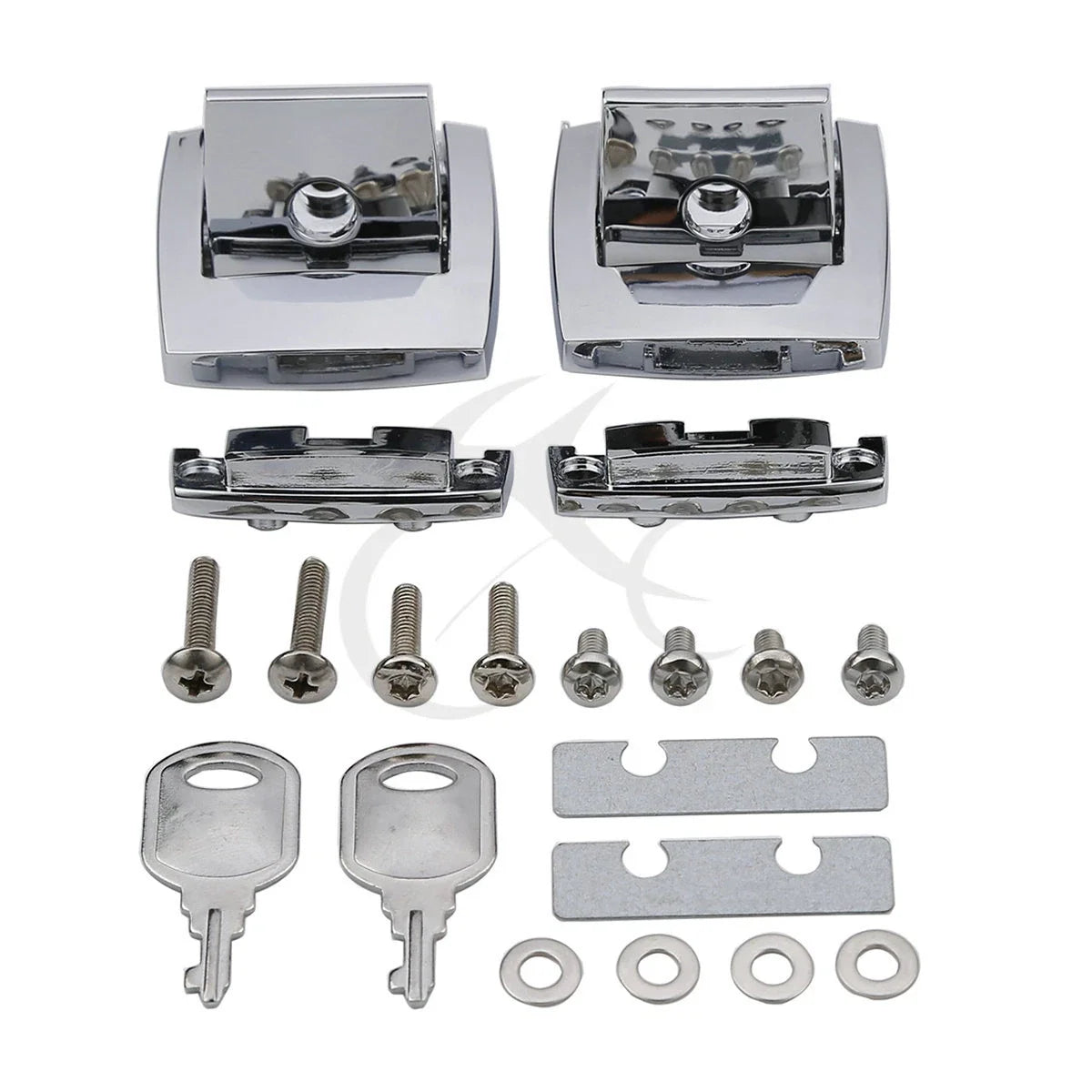 Chrome trunk latch cover for Harley Touring Road King Glide (1998–2013)
