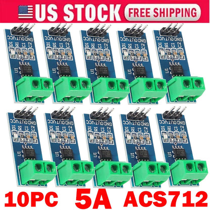10PCS ACS712 Current Detect Sensor Modules for US