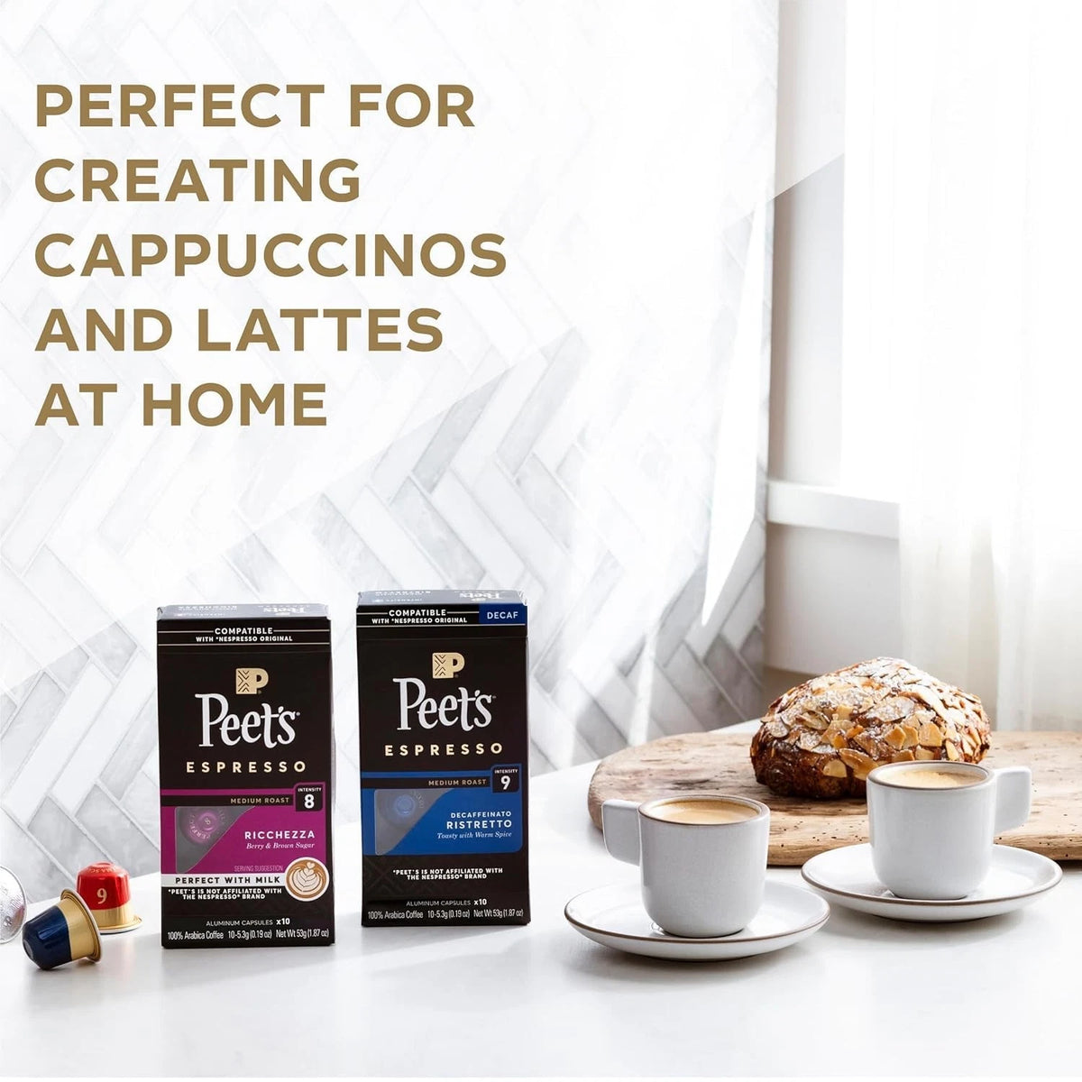 100 Count Espresso Capsules for Nespresso