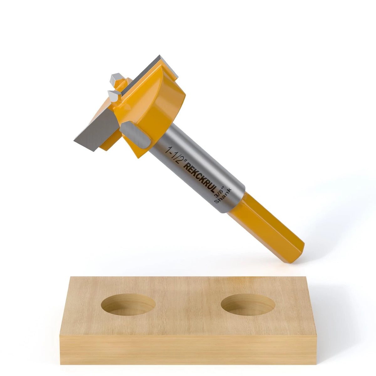 1-1/2 Inch Carbide Forstner Drill Bit with Hex Shank for