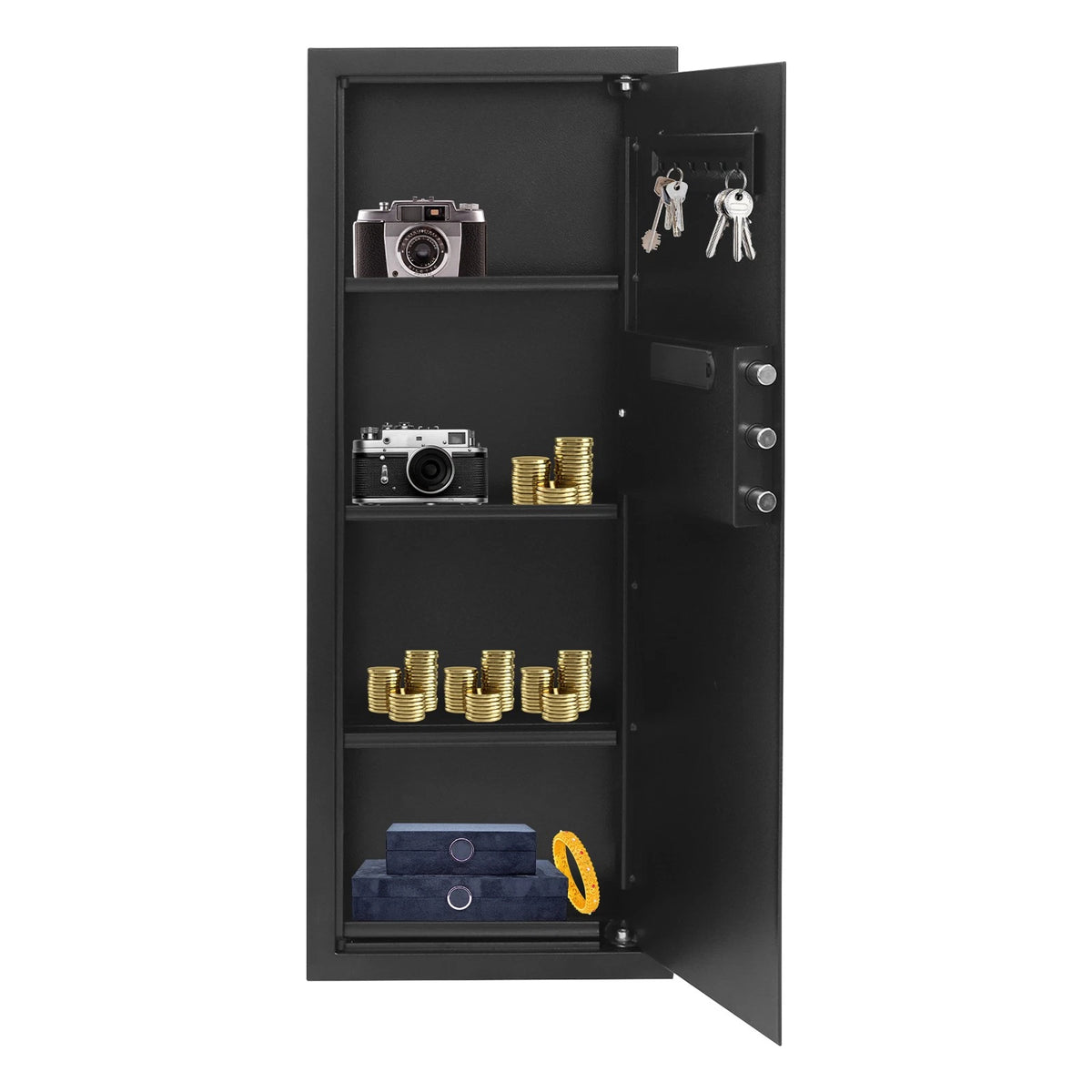 Fireproof Hidden Lock Wall Safe for Home Security