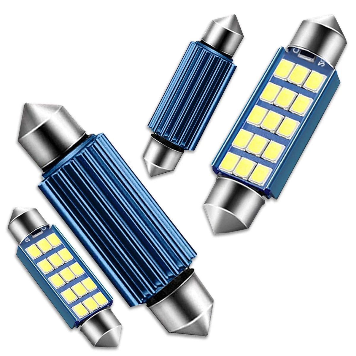 2X Ultra Bright 578 LED Bulbs 6500K for Interior Dome Map Door Lights