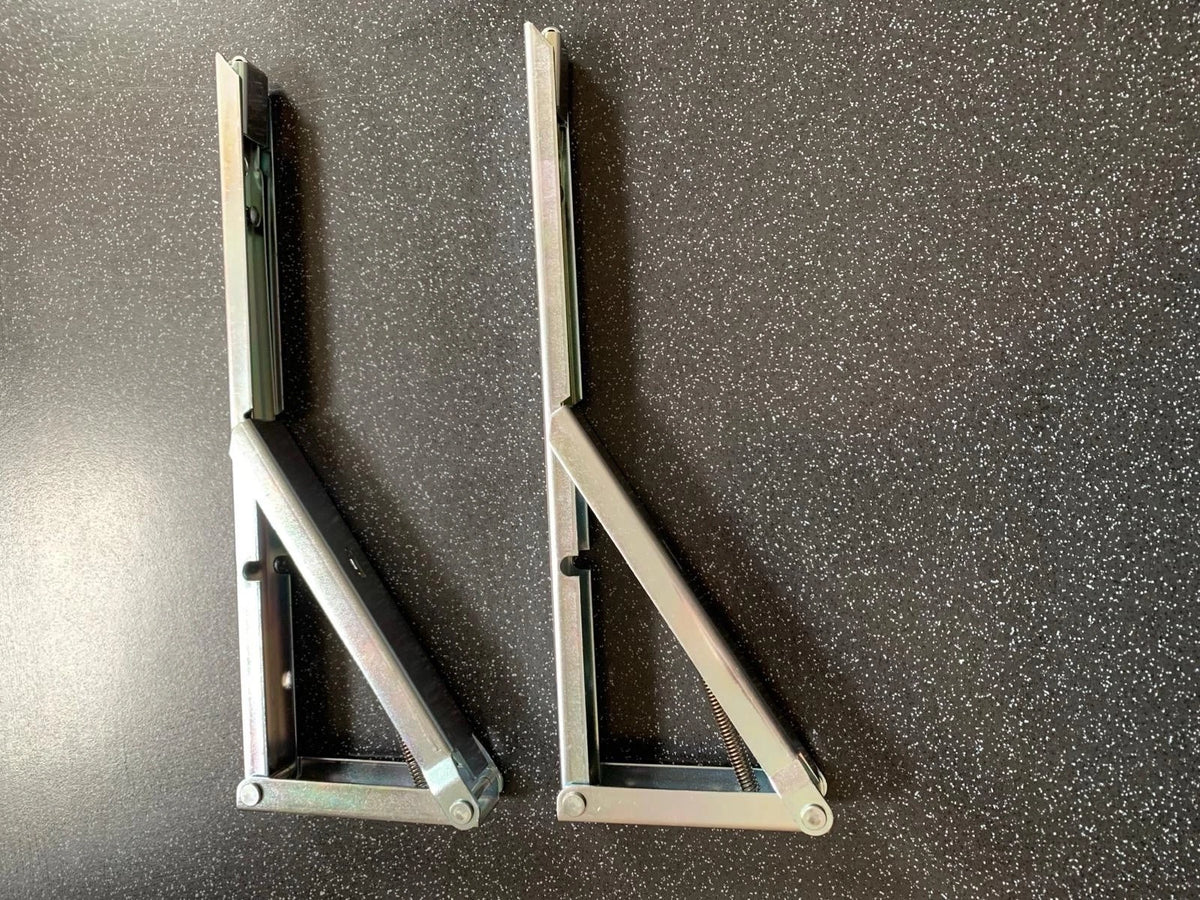 2X Metal Support Brackets for Motorhome/Caravan/Boat Workshop Table