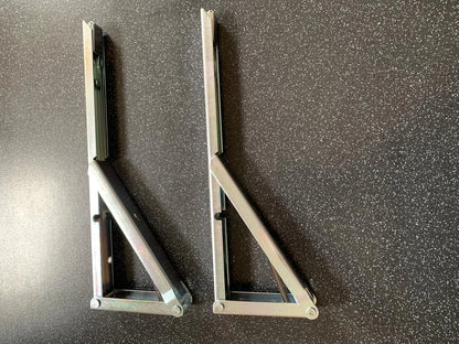 2X Metal Support Brackets for Motorhome/Caravan/Boat Workshop Table