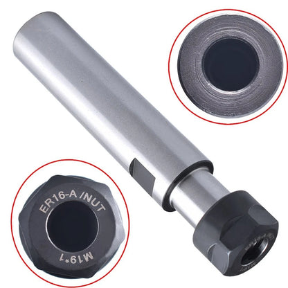 1" Straight Shank Tool Holder C1 ER16 100L for CNC Milling Lathe
