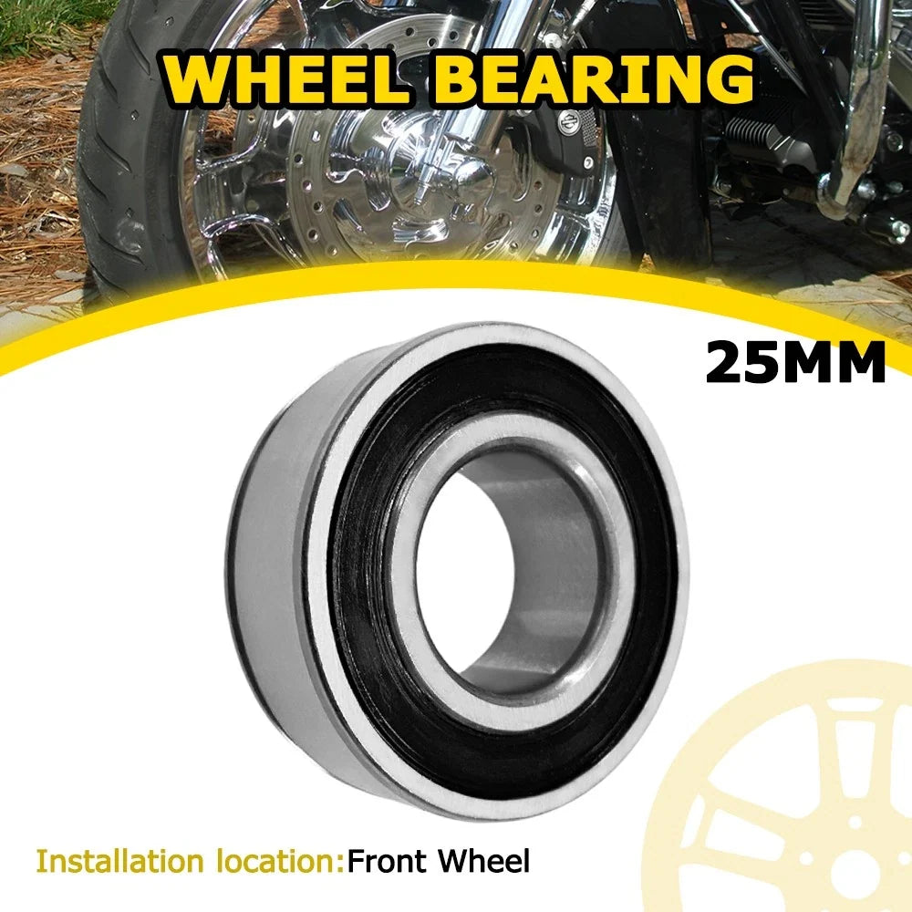 25mm Front Wheel Bearing Replacement Kit for Harley Davidson (21")