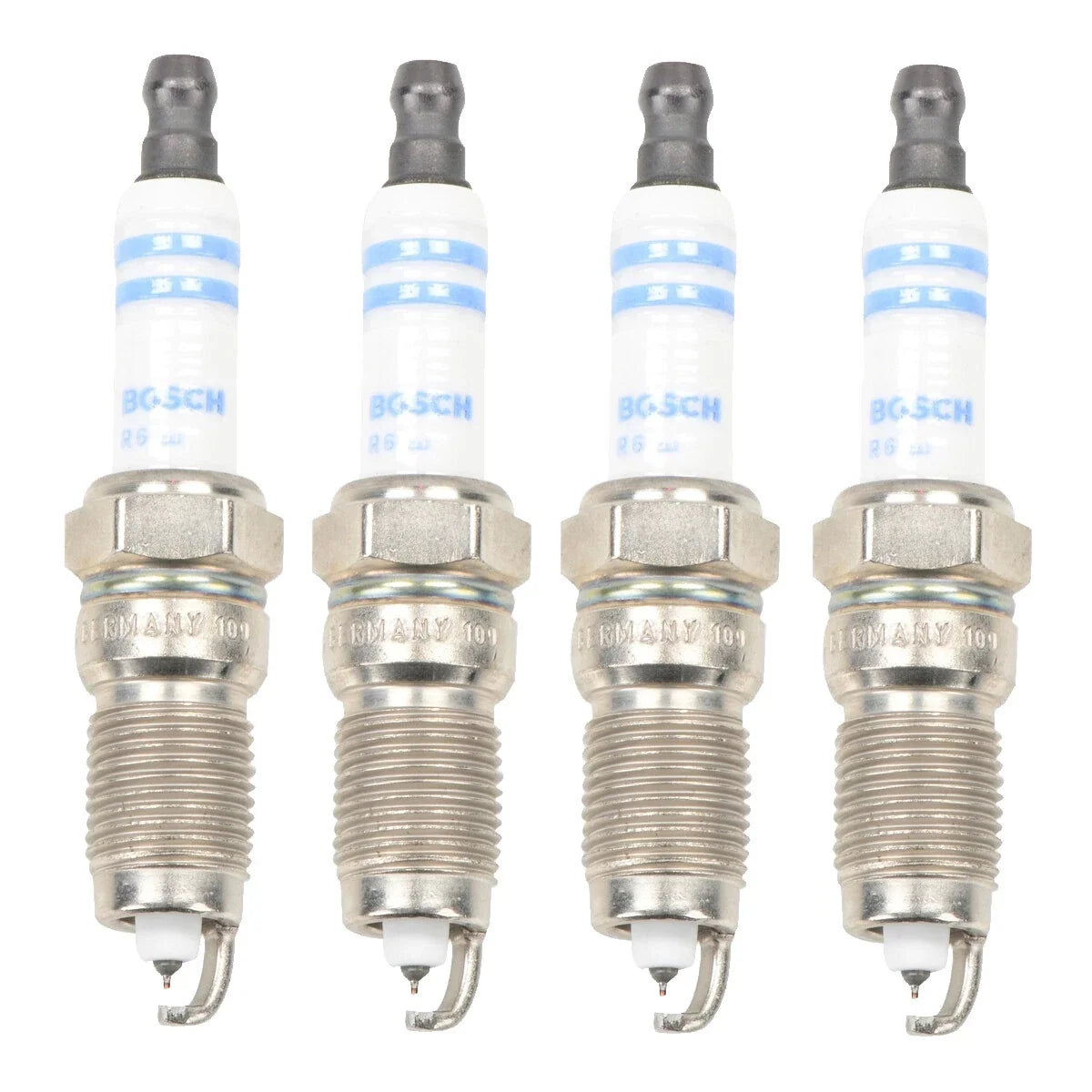 Set of 4 Spark Plugs for Buick Chevy Mazda Mercury Oldsmobile Pontiac (Bosch 9660)
