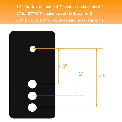 Seat Relocation Brackets Kit for 1967-2002