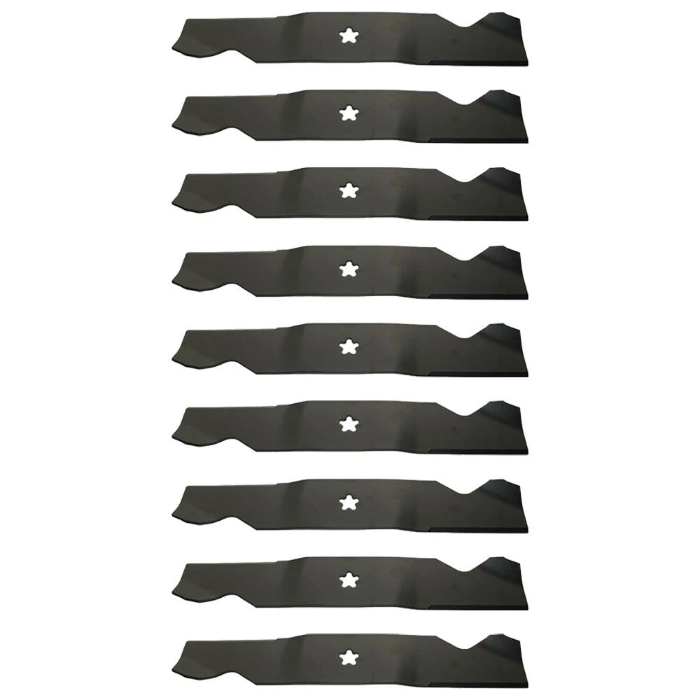 9 Notched Mower Blades for AYP Roper (54")
