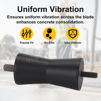 Black Rubber Drive Axle for Magic Screed HD7070 (Replacement)